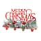 Glitzhome® 14.5" Merry Christmas Metal Stocking Holder